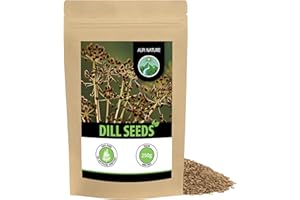 Alpi Nature Dill Seeds 250g 8.8 oz, Raw Whole Dill Seeds for Pickling, Baking and Tea Preparation
