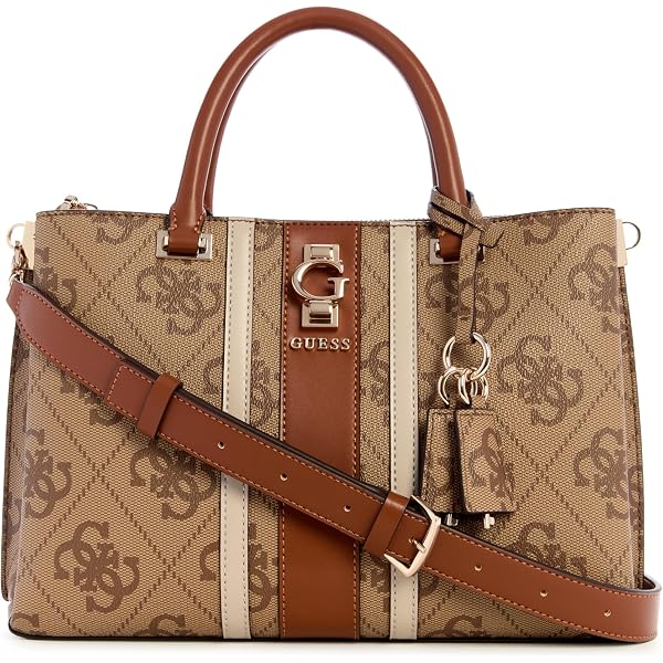 Guess Eco Mietta Small Society Satchel HWESG951305CGK, Sacs à main femme