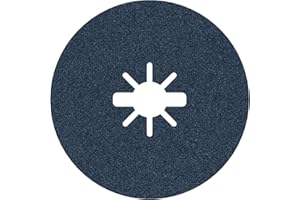 Bosch Accessories 1x Fiberschleifscheibe Best (für Metall, X-LOCK, R574, Ø125 mm, Körnung 120, BohrungsØ: 22,23 mm)