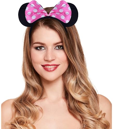 Castle Mouse Cerchietto Con Orecchie A Paillettes Blu - Accessorio Fata Per Ragazze E Donne - Ideale Per Feste E Cosplay