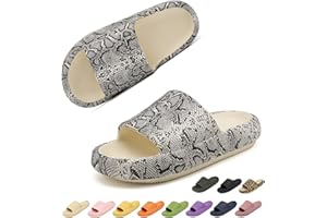 Geweo Hausschuhe Damen Herren Sommer Cozislides Original Damen Super Weich Wolken Schuhe Sandalen Rutschfeste Badeschuhe Bequem Badelatschen Dick EVA Badeschlappen Cozy Slides Slippers Unisex