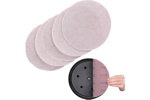 Sruhrak 25 Piezas Papel de Lija, Malla de Lijado 225mm Discos de Lijado Grano 120 para Lija para Lijadora Orbital Excéntrica