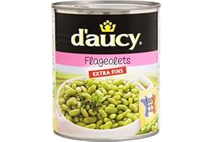 d'aucy Flageolets Extra Fins 800 g - Lot de 6