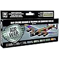 Vallejo"RAF & FAA Bomber Air Command & Training Air 1939-45" Model Air Colouring Kit,17 ml (Pack of 8)