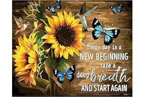 Lonmo Art Sonnenblume Diamant Malerei Kits-Diamant Kunst für Erwachsene Kinder Anfänger, 5D Diamant Malerei Sonnenblume für Geschenk Home Wall Decor (16x20inch)