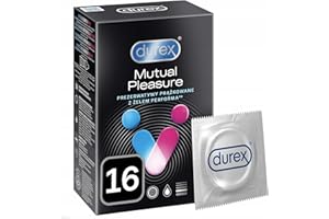 ‎DUREX Durex Mutual Pleasure Kondome - für einen gemeinsamen Höhepunkt, 1er Pack (1 x 16 Stück)