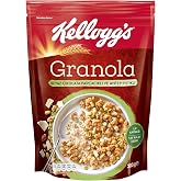 يحتوي Kellogg's Granola White Chocolate & Pistachio 300 Gr على 46% شوفان، مصدر ألياف، يحتوي على مضادات الأكسدة، مقرمش للإفطار