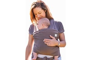 The Pocket Wrap™ by Trekki - Naturally Soft Baby Carrier with Large Front Pocket - Cotton Baby Sling from Birth to Toddler