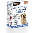 VETIQ Arthriti-Um Advanced Hip & Joint Care Supplements For Cats & Dogs, Promotes Joint Health & Mobility, 45 Tablets (Pack of 1)