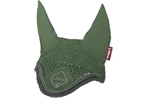 LeMieux Classic Crochet Fly Hood with Comfortable Lycra Ears - Sport Horse Wear for Competitive Rider