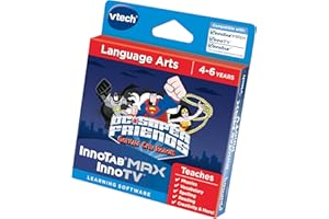 Vtech 274803 "InnoTV Innotab Max DC Super Friends Gotham City Robots" Game