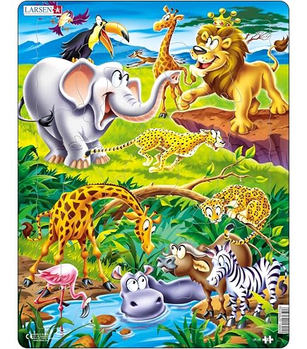 Cadre - Animaux de la Ferme - Larsen - 15 pièces