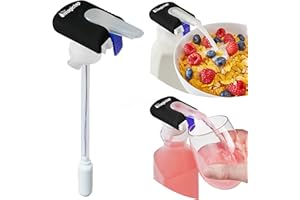 The Magic Tap Automatic Drink Dispenser - Hands-Free Beverage Dispenser for Fridge - Perfect for Milk, Juice - Gifts for Women & Men - 1 Pack, Black
