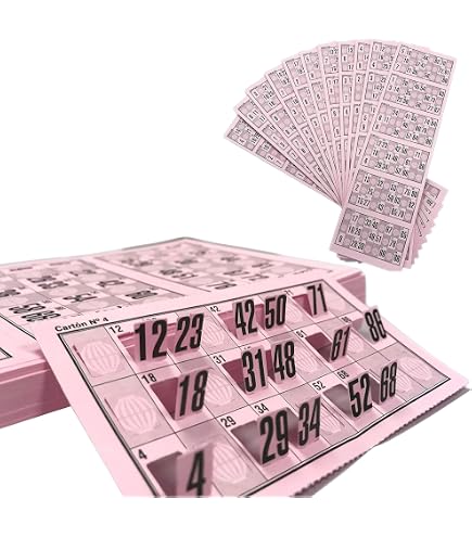 1600 Cartons De Bingo Binvi 1 Tecnología Habitual: Más Cartones De
