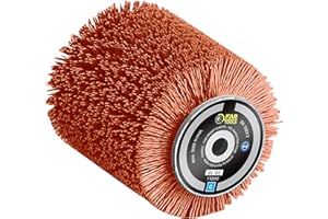 Fartools Spazzola abrasiva in nylon Ø 80 mm – L 100 mm per decrassare/sgrassare/pulire