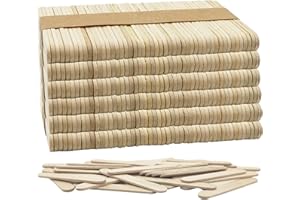 OWLKELA Bastoncini Legno Ghiaccioli, Bastoncini Legno (300pcs 65mm)