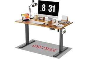 WALKINGDESK Höjdjusterbart Skrivbord Bordsskiva i ett stycke, 120 x 60 cm Elektriskt Datorskrivbord, Höj- Och Sänkbart Ståbor