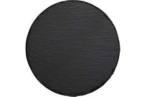 mtb more energy Slate Sign Plate Circle [1 Piece] – Diameter 15 cm – Round – DIY – for Writing or Engraving Yourself for Gifts, Crafts, Household, Garden