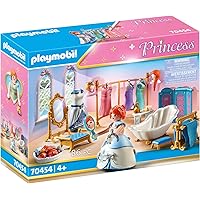 PLAYMOBIL Princess 70454 Ankleidezimmer mit Badewanne, Ab 4 Jahren