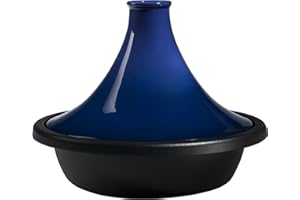 Le Creuset Enameled Cast-Iron 2-Quart Moroccan Tagine, Cobalt