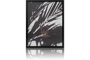 VUVUZULA Black Picture Frames Photo Poster Frame for Wall 20x16 Inch with Real Glass Front