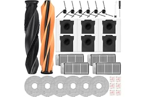 ‎BPBDZZ Bpbdzz 32 Stück zubehör für Dreame X50 Ultra Complete/L50 Pro Ultra/X50 Master/matrix10 Ultra Saugroboter, L40s Ultra/L40s Ultra AE/L40s Pro Ultra,für Mova V50 Ultra Complete Saugroboter