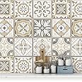 MOSAICOWALL Polyurethane DIY Decorative Wall Tile Self-Adhesive Stickers For Kitchen 6" X 6" Inch (Pack Of 27) - Style 26