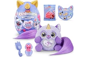 Rainbocorns 92104G Kittycorn Surprise, seria 3, Cat, Ragamuffin (Fluffles), rozmiar S (21,5 cm)