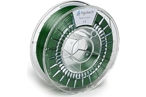 Figutech Filamento PLA Verde | Pla 1.75mm +/- 0.02mm | Filamento Impresión | Impresora 3D | Filamento 3D | Bobina 750gr