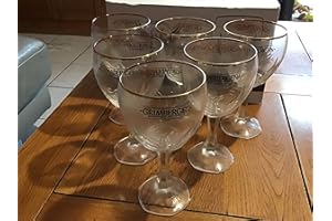Grimbergen - Set di 6 bicchieri da birra, 33 cl, in confezione originale