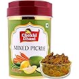 Chokhi Dhani Mixed Pickle | Spicy Indian Achar with Mango, Carrot, Chili & Lime | Traditional Masala Blend | No Preservatives | Homemade Taste | Pack of 1, 1Kg