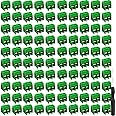 RUNCCI-YUN 120pcs Universal PCB Board Kit 2 Pin Screw Terminal Block for PCB 300V 10A 5mm Pitch（green）
