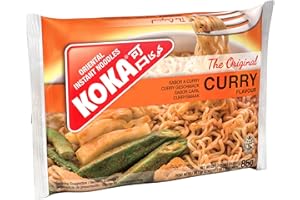 OEARE Koka Original Curry Flavour Oriental Style Instant Noodles 30 Packets of 85 g