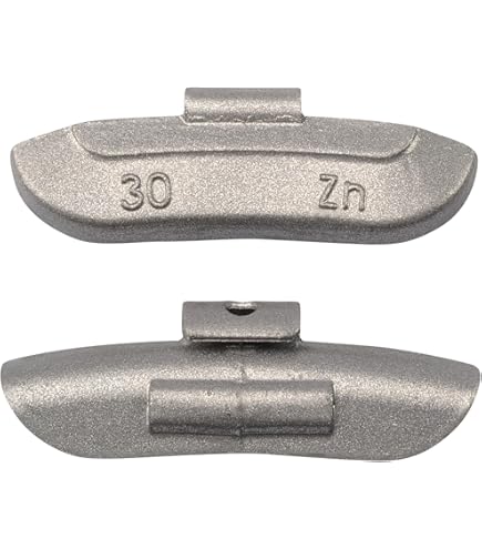 HASKYY Slaggewichten balanceergewichten uitbalanceergewichten 225 x 5-30 g assortiment voor stalen velgen zwart
