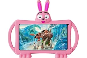 TJD Kids Tablet 10.1 Inch,Android 11 Tablet for Kids,32GB ROM, Dual Camera,5000mAh Battery,WIFI, Bluetooth,Parental Control Children Tablet with Kid-Proof Case(Pink)