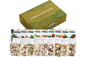 ‎DR. ANA COLLECTION Dr. Ana Collection 9 vegane Risottos Probierpaket I italienische Spezialität I glutenfreie Risotto-Fertigmischungen mit 100% italienischem Arborio Reis I hergestellt in Manufakturarbeit I 9 x 200g