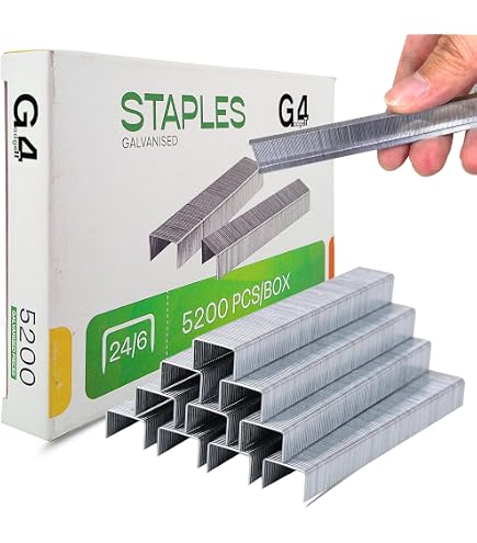 1000 Agrafes 14 Mm AM-TECH - Lot Pour Agrafeuse - Taille 11,3x1,2 Mm - Bricolage Et Assemblage