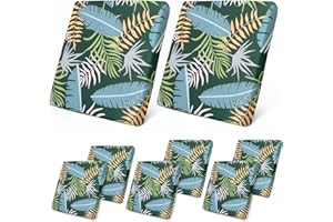 LiveGo Outdoor Patio Cushion Covers, Replacement Slipcovers for Outdoor Couch & Sofa Cushions, Washable Patio Furniture Covers, Soft & Durable Seat Protectors