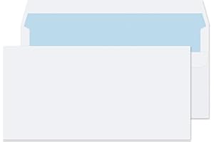 Blake TS-130137 DL Purely Everyday Self Seal Envelope, 100gsm, 110mm x 220mm, White, Pack of 500