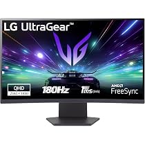 LG 27GS60QC-B Ultragear Monitor, 27 Inch QHD, 2560 x 1440, VA
