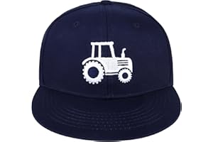 Rebundex Cap Kinder Jungen Traktor Snapback Cap Herren Basecap Kinder Jungen Baseball Cap Herren Geschenke für Kinder Junge Männer