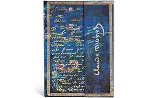 book Carnet PAPERBLANKS Ligné - Midi 130x180 mm - modèle Les Manuscrits Estampés série Monet (Nénuphars), Lettre à Morisot