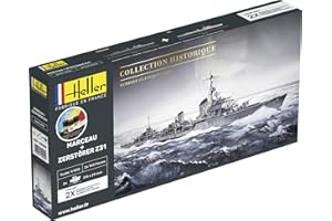heller Maquettes Bateaux : Collection Historique : Starter Kit : Marceau et Zerstörer Z31