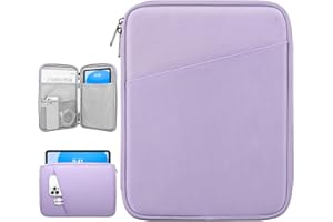 Dadanism 9-11" Custodia Protettiva Borsa Tablet per iPad 10a Gen 10,9", iPad (A16) 11", iPad PRO 11", iPad Air 11", iPad 9/8/7a Gen 10,2", iPad Air 5/4, Galaxy Tab A9+ 11", Tab M11 11",Viola Grigio