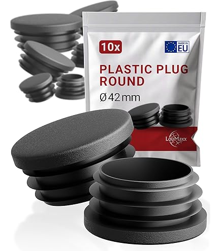 Bouchons À Lamelles Ronds 48Mm Pour Tube Rond | Embouts Ronds Pe | Bouchon Pied De Chaise
