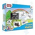 Funskool - Play & Learn-Vehicles,Educational,16 Pieces,Puzzle,for 3 Year Old Kids and Above,Toy