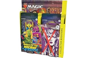 MAGIC THE GATHERING Magic: The Gathering March of the Machine: The Aftermath Collector Booster Box | 12 opakowań (72 magiczne karty)