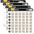 Guitar Chord Chart Cheat Sheets - Guitar Chords, Guitar Scales, Guitar Triads, Keys, Circle of Fifths! Guitar Theory MADE EASY. 8" x 8" Laminated Card Chord Charts and Chord Formula Folder.