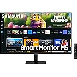 Samsung Smart Monitor M5, Flat 32'', 1920x1080 Full HD, Smart TV Amazon Video, Netflix, Airplay, Mirroring, Office 365, Wirel