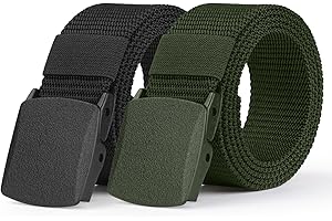 Aomig Męski pas taktyczny, 4-cz. męski taktyczny pas bezpieczeństwa z karabińczykiem, brelokiem, wieszakiem na butelkę wody, służby bezpieczeństwa, aktywność na świeżym powietrzu, zielony